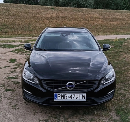 Volvo V60 cena 46500 przebieg: 197000, rok produkcji 2016 z Pyzdry małe 667